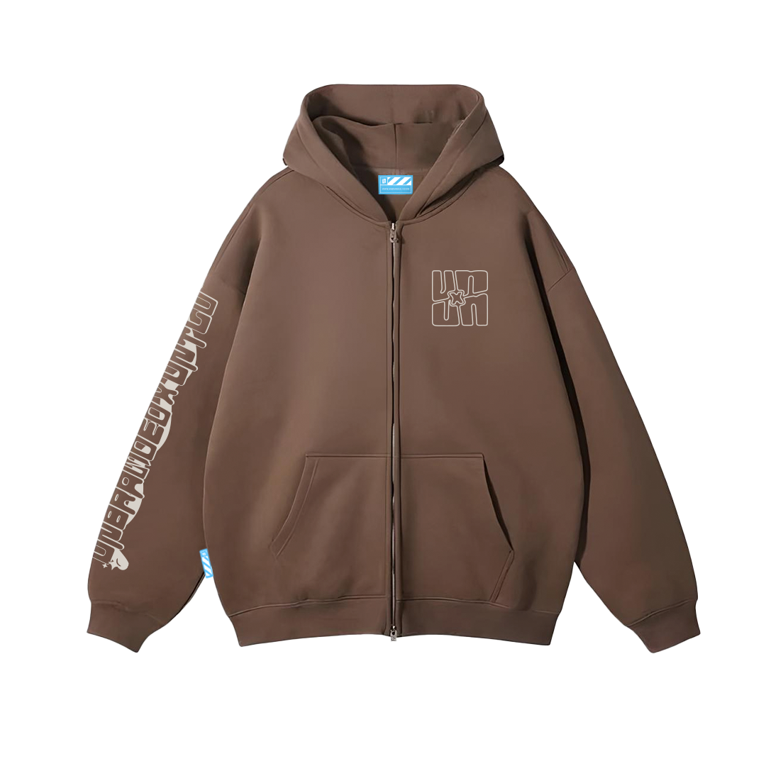 Brown UNxUN Hoodie