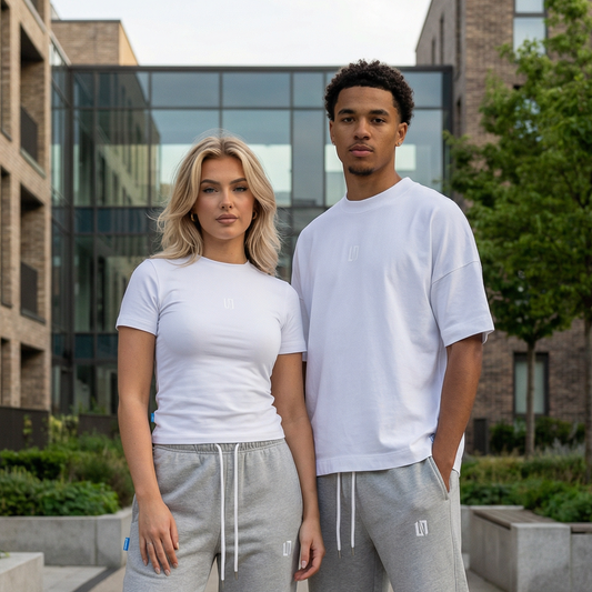 Default men’s oversized white T-shirt