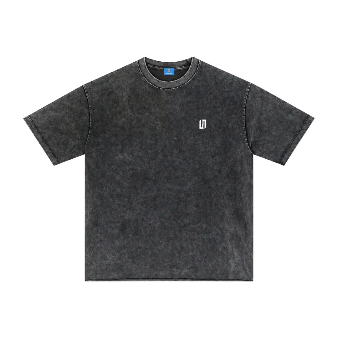 Dark grey drip wash t-shirt
