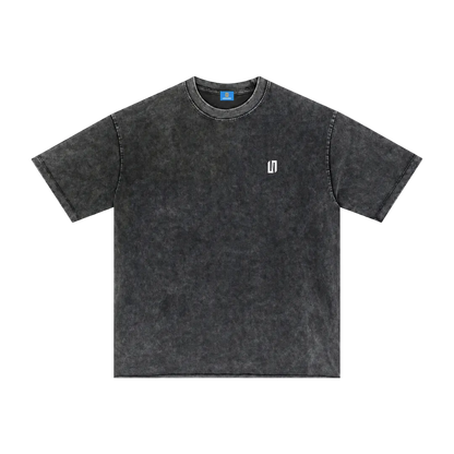 Dark grey drip wash t-shirt