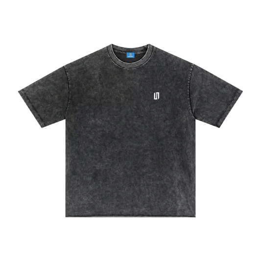 Dark grey drip wash t-shirt
