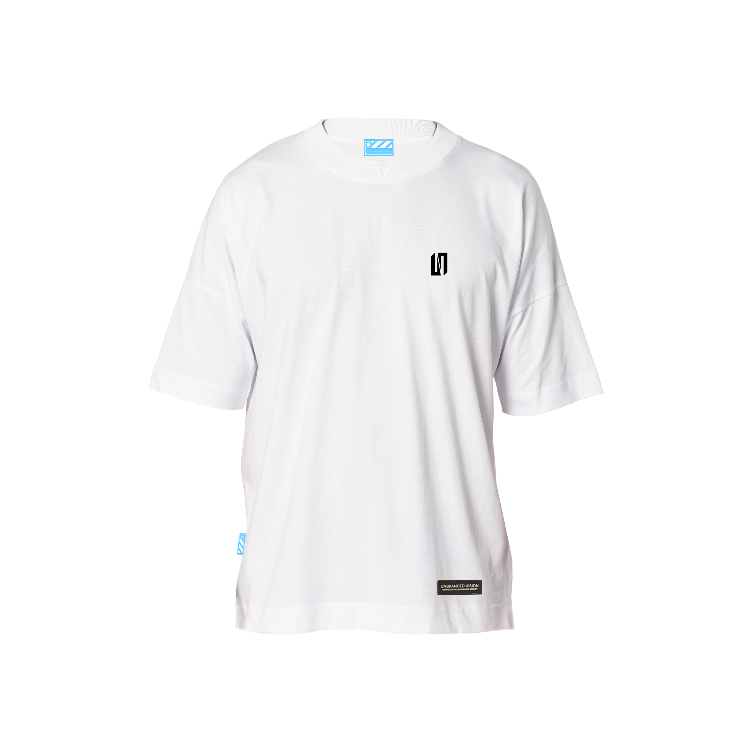 UN Mono Oversized Tee - White