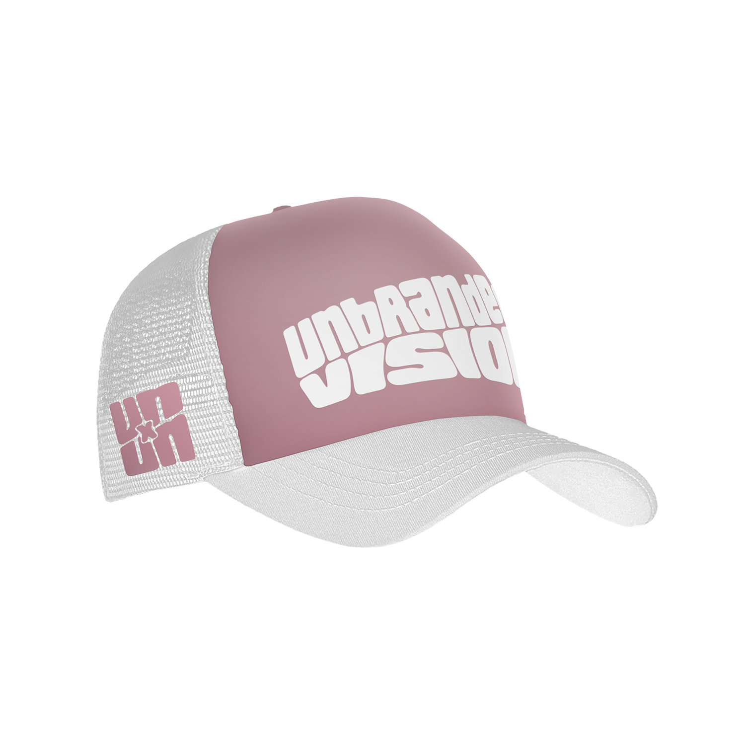 Trucker Cap - UNxUN White & Pink