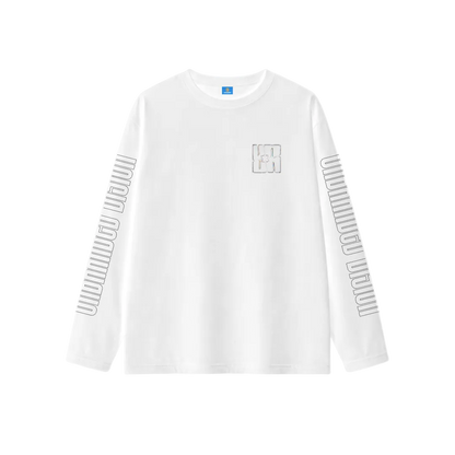 White long sleeve visionary tee