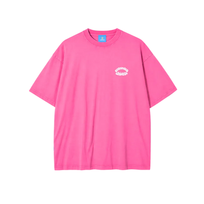 Pink universe wash t-shirt