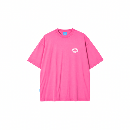 Pink universe wash t-shirt